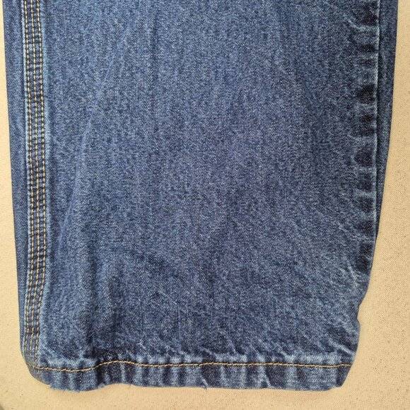 Wrangler Riggs Workwear Rugged Cargo Blue Jeans Sz 38/32 EXCELLENT CONDITION!!! - Picture 6 of 8